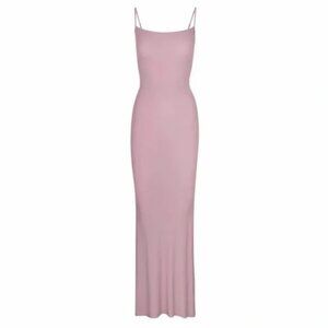 Skims Soft Lounge Long Slip Dress - Orchid